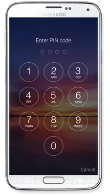 Lock Screen(OS8,Parallax) android App screenshot 2